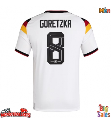 Germany Leon Goretzka #8 Replica Home Stadium Shirt World Cup 2026 Short Sleeve